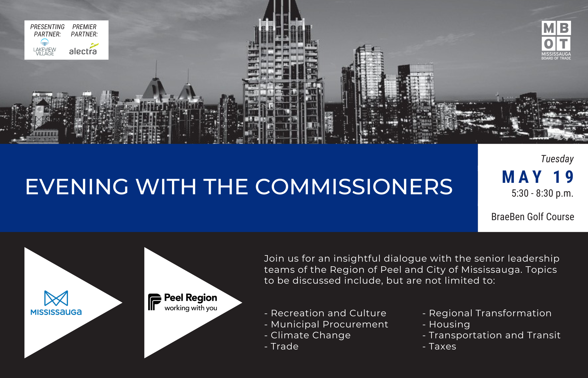 An Evening with the Commissioners